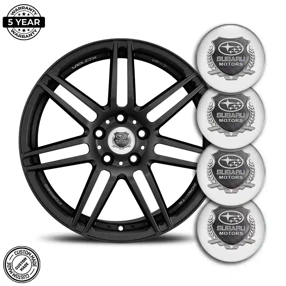 Subaru Badge Emblems Center Cap Deluxe Edition