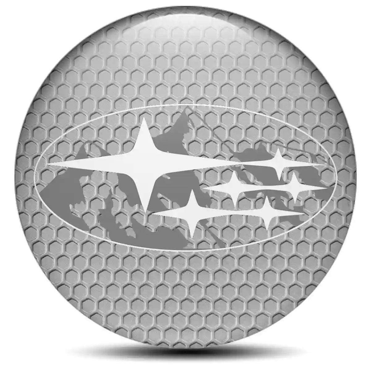 Subaru Badge Emblems Center Cap Elite Finish