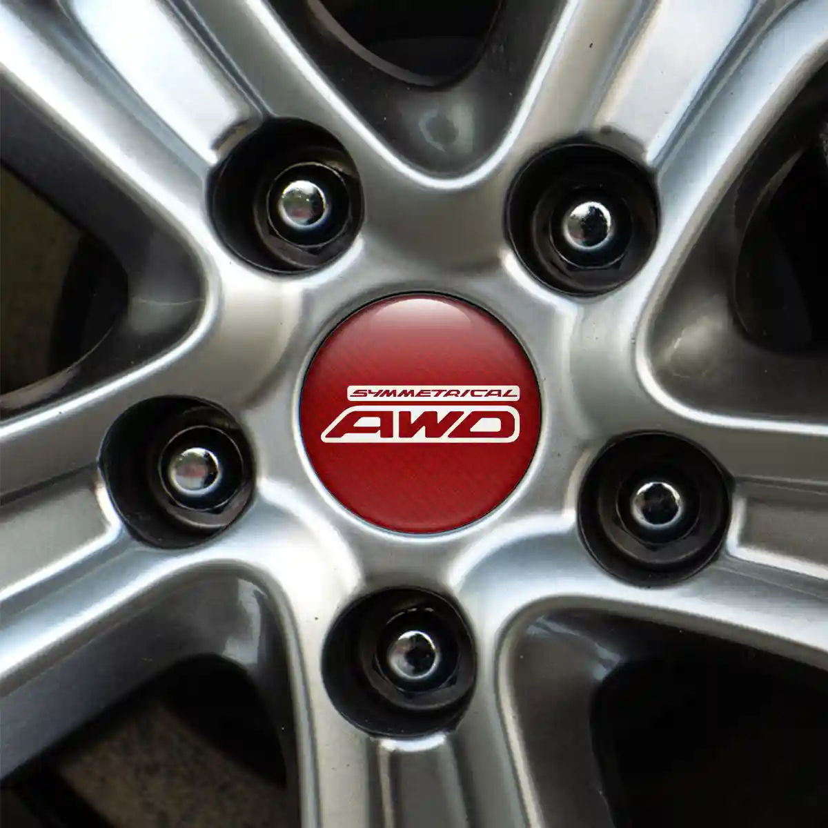 Subaru Badge Emblems Center Cap Self-Adhesive Sleek Style