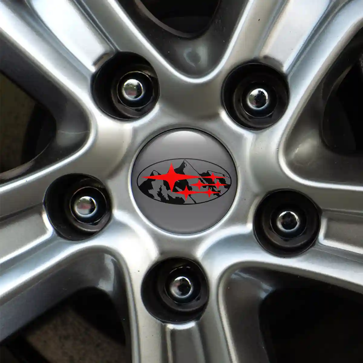Subaru Badge Emblems Center Cap Signature Grade