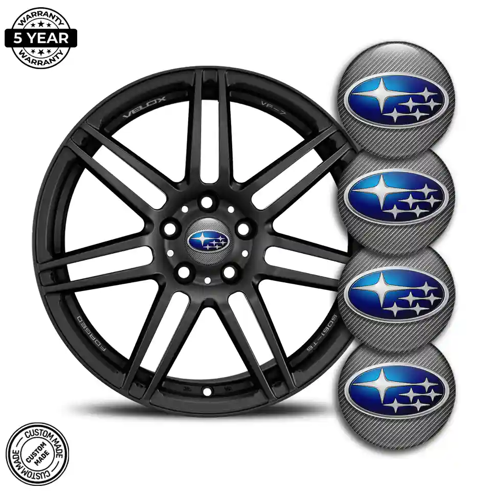 Subaru Badge Emblems Center Cap Sleek Style