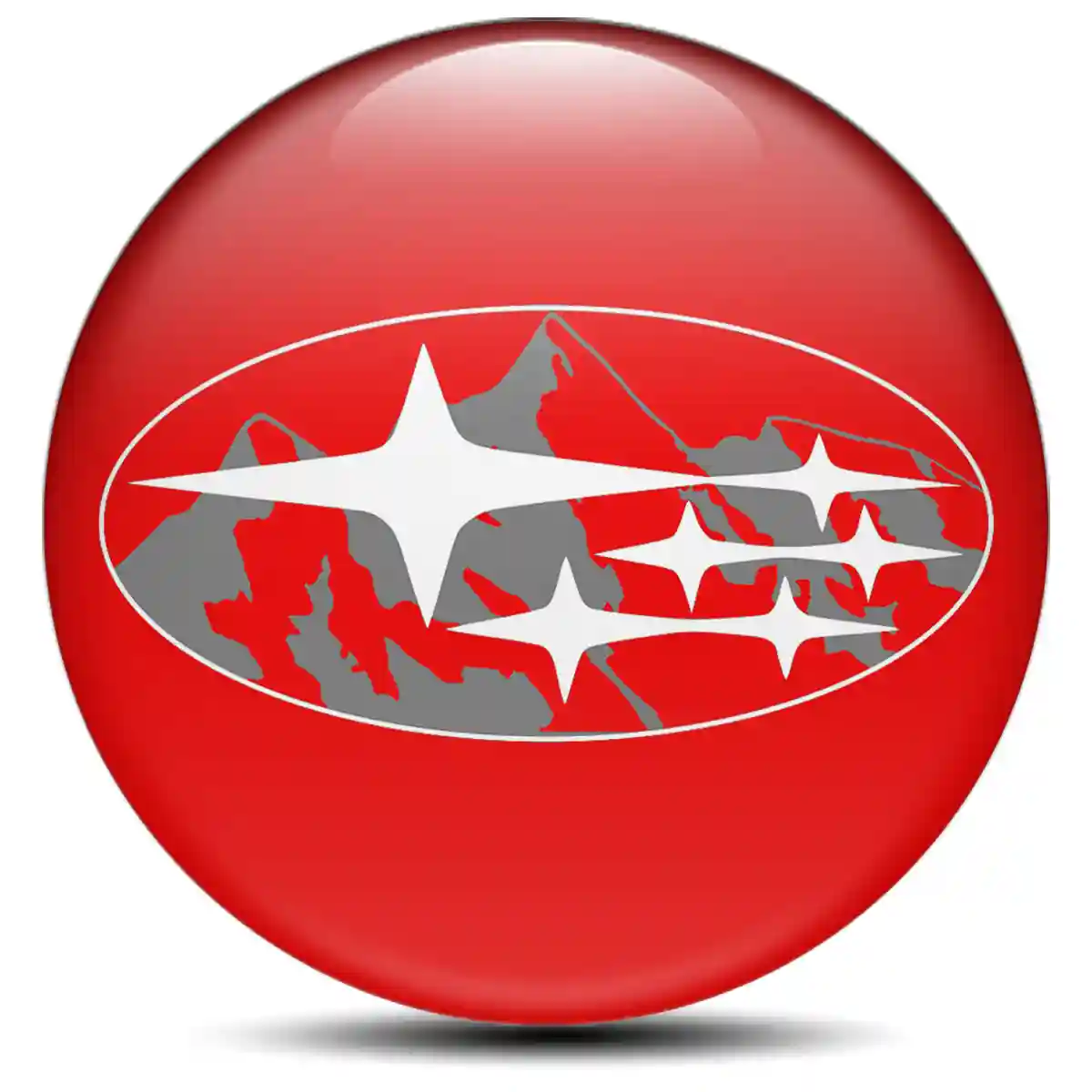 Subaru Domed Emblem Self-Adhesive Superior Craft