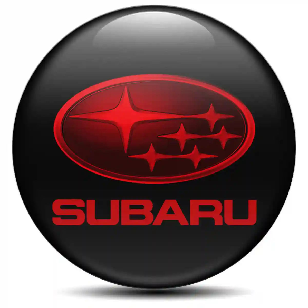 Subaru Domed Emblem Sleek Style