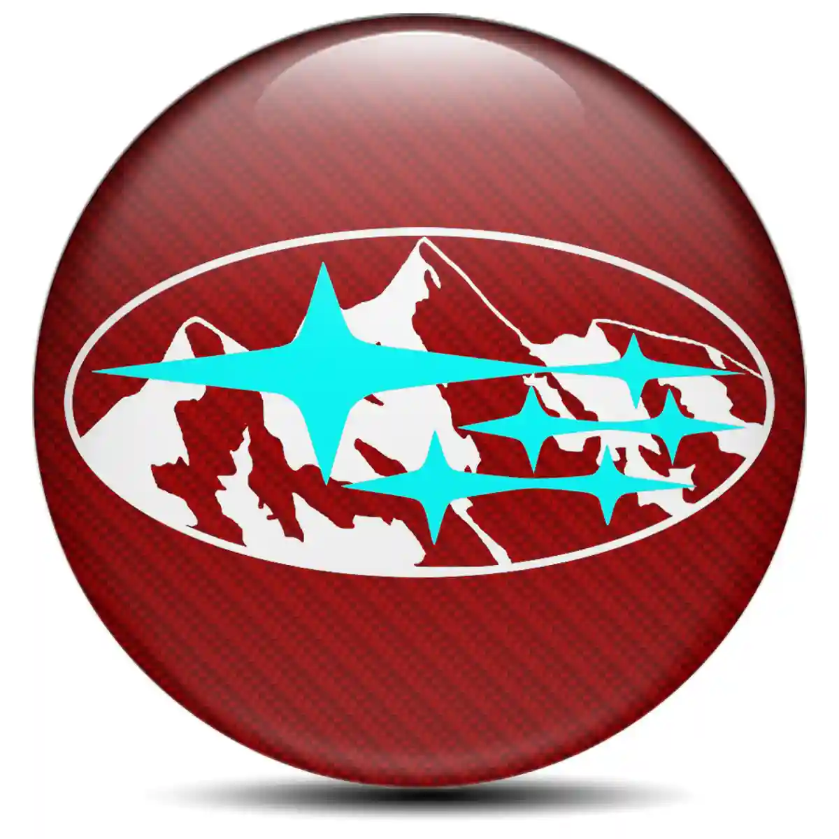 Subaru Domed Sticker Deluxe Edition