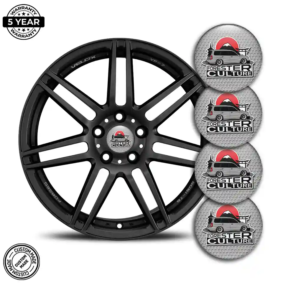 Subaru Domed Sticker Elite Finish