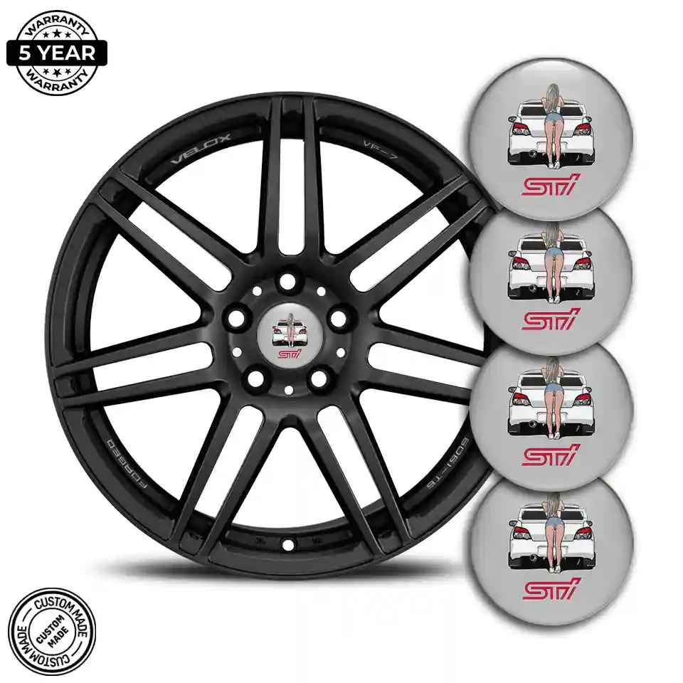 Subaru Domed Sticker Self-Adhesive Deluxe Edition
