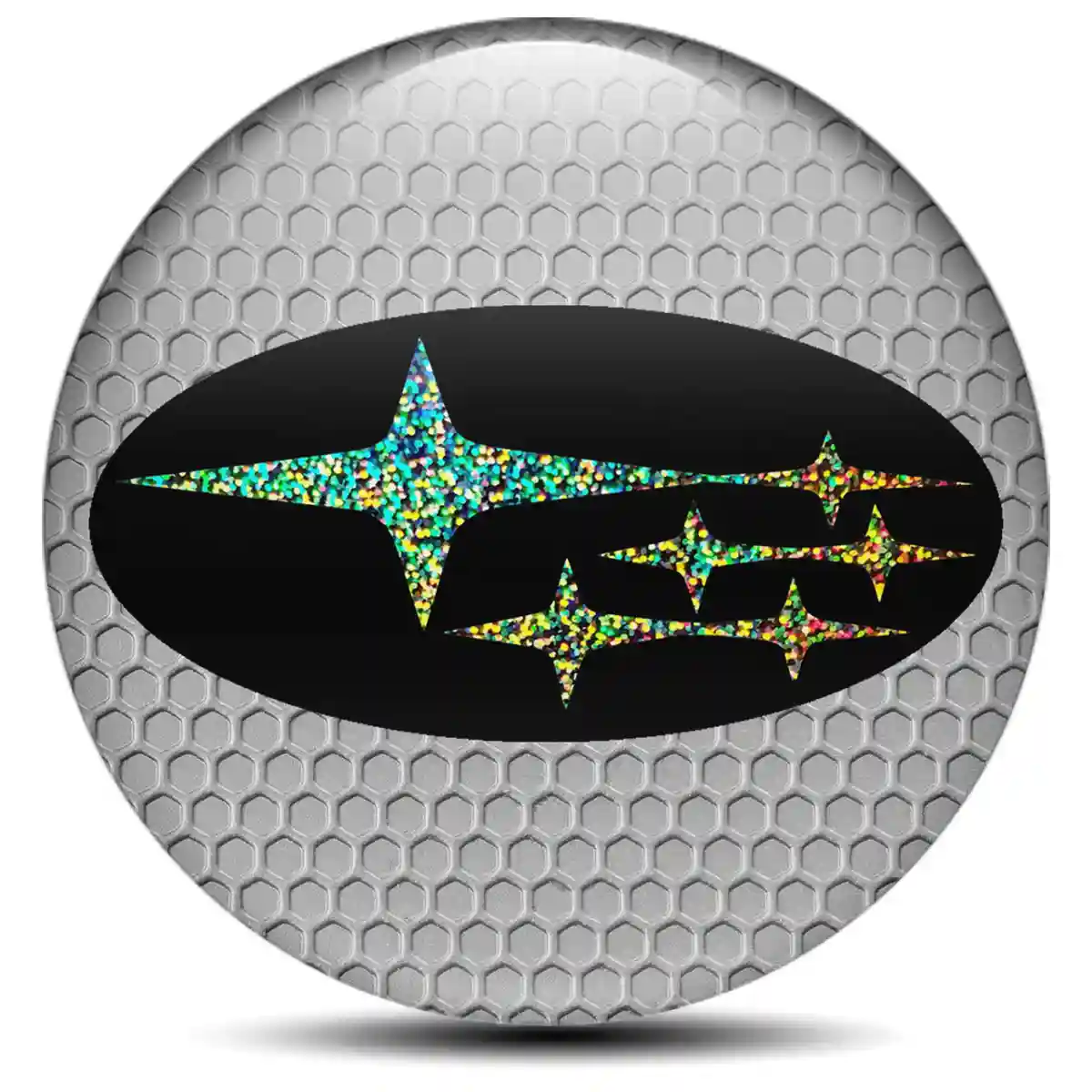 Subaru Domed Sticker Self-Adhesive Prestige Line