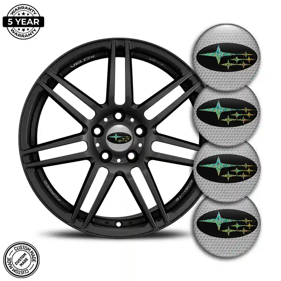 Subaru Domed Sticker Self-Adhesive Prestige Line