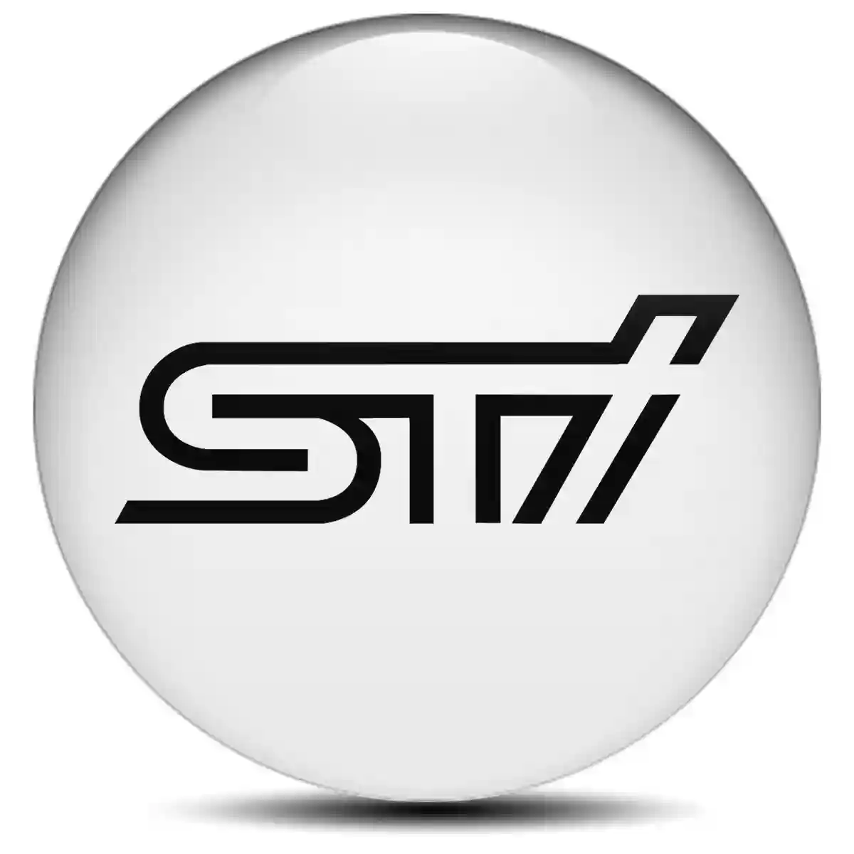 Subaru Domed Sticker Self-Adhesive Sleek Style