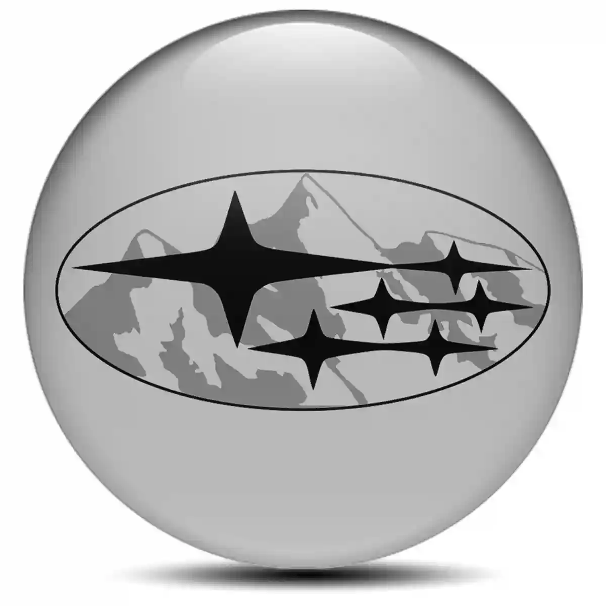 Subaru Domed Sticker Superior Craft