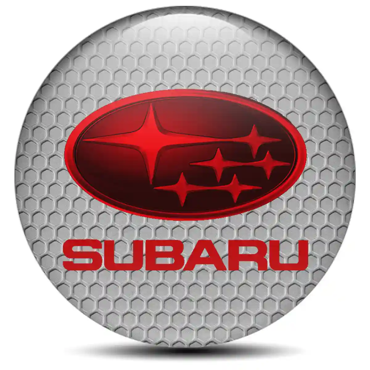 Subaru Emblem Badge Self-Adhesive Refined Design