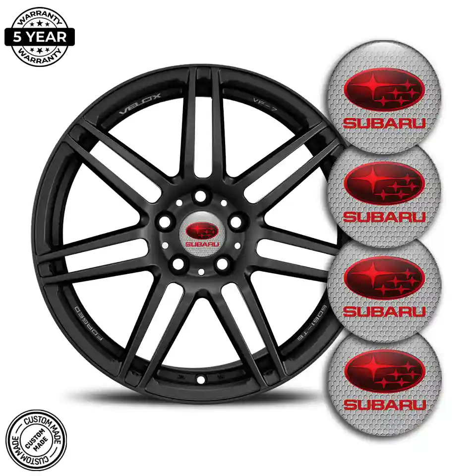 Subaru Emblem Badge Self-Adhesive Refined Design