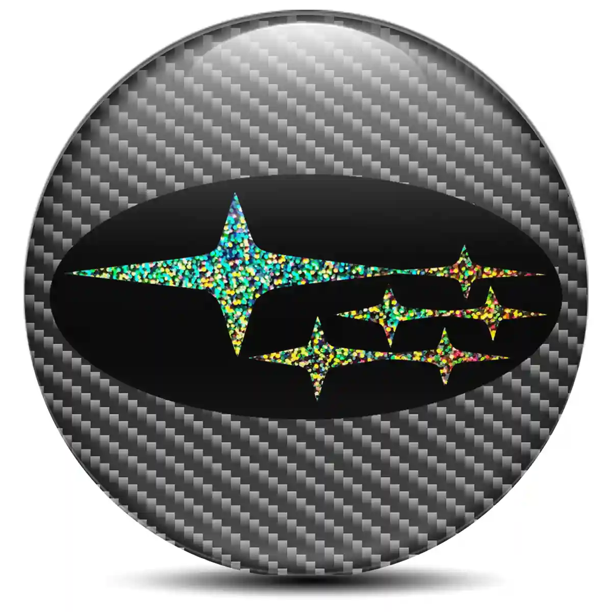 Subaru Emblem Center Hub Cap Self-Adhesive Noble Edition
