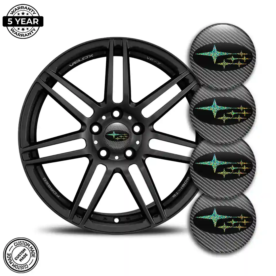 Subaru Emblem Center Hub Cap Self-Adhesive Noble Edition