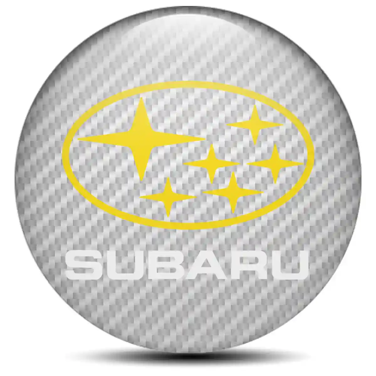 Subaru Emblem Center Hub Cap Self-Adhesive Prime Quality