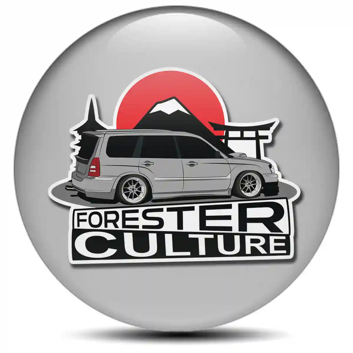 Subaru Emblem Wheel Center Caps Prestige Line