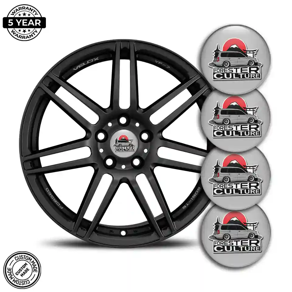 Subaru Emblem Wheel Center Caps Prestige Line