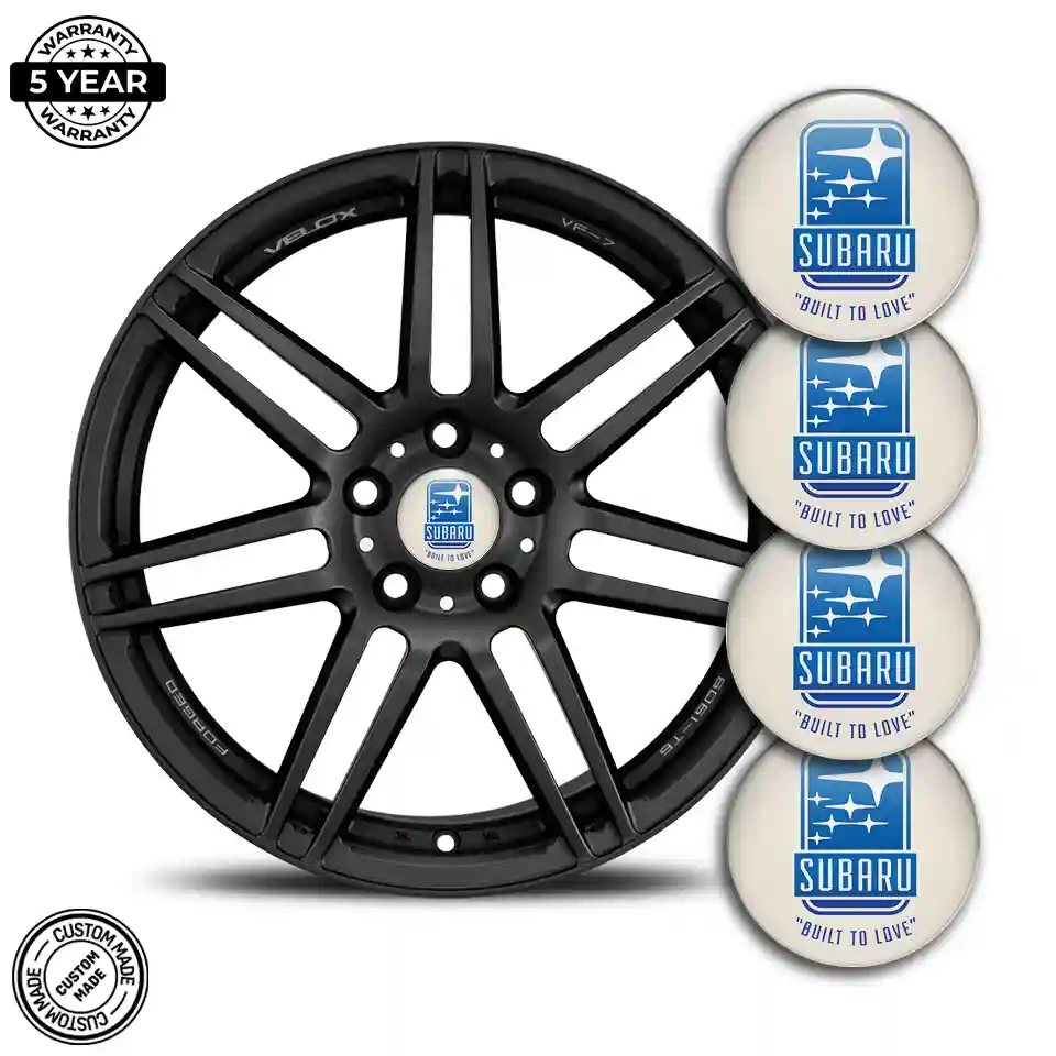 Subaru Emblem Wheel Center Caps Refined Design