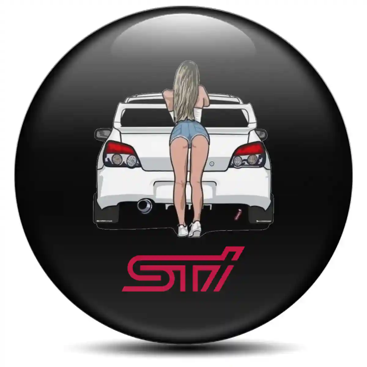 Subaru Emblem Wheel Center Caps Self-Adhesive Sleek Style
