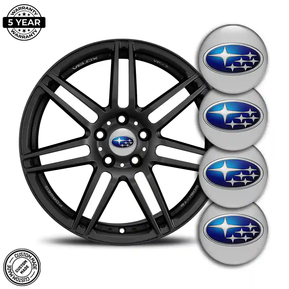 Subaru Emblem Wheel Center Caps Sleek Style