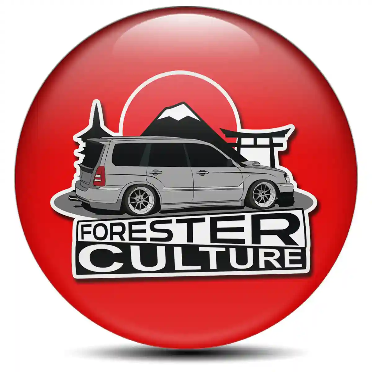 Subaru Epoxy Sticker Deluxe Edition