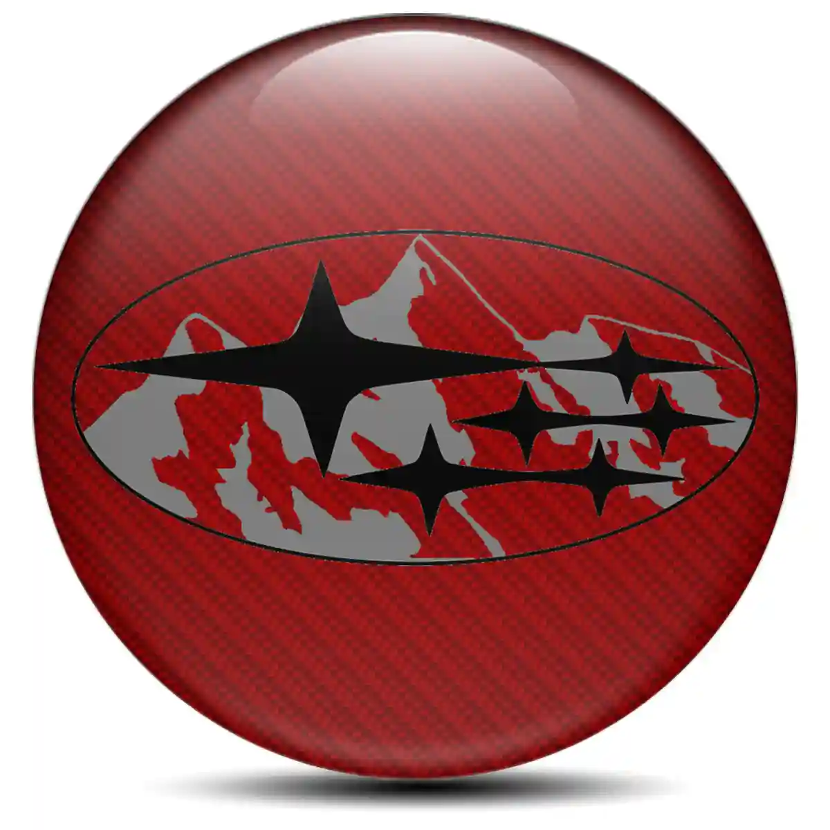 Subaru Epoxy Sticker Sleek Style