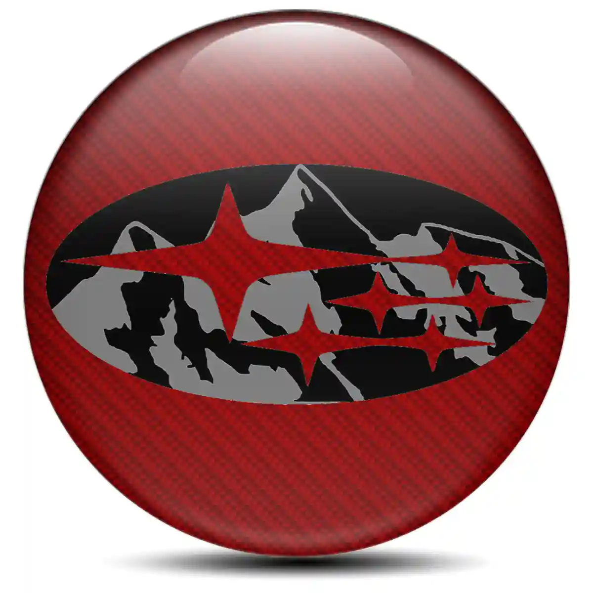 Subaru Logo Emblem Self-Adhesive Signature Grade
