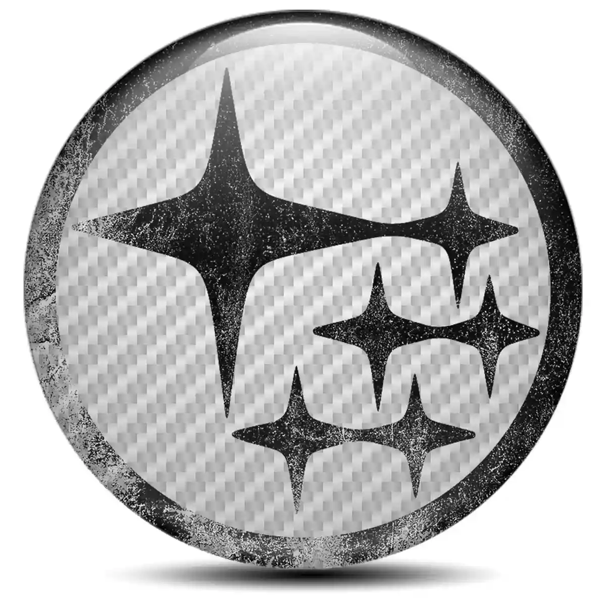 Subaru Logo Emblem Self-Adhesive Sleek Style