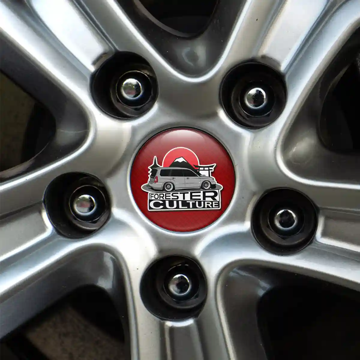 Subaru Logo Silicone Badge Refined Design
