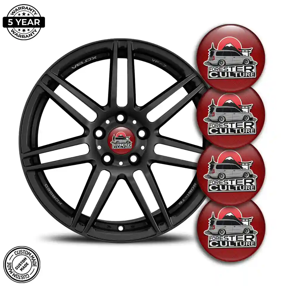 Subaru Logo Silicone Badge Refined Design