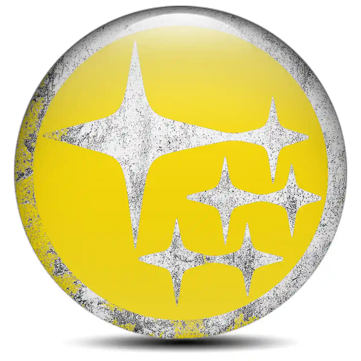 Subaru Logo Silicone Badge Self-Adhesive Exclusive Series