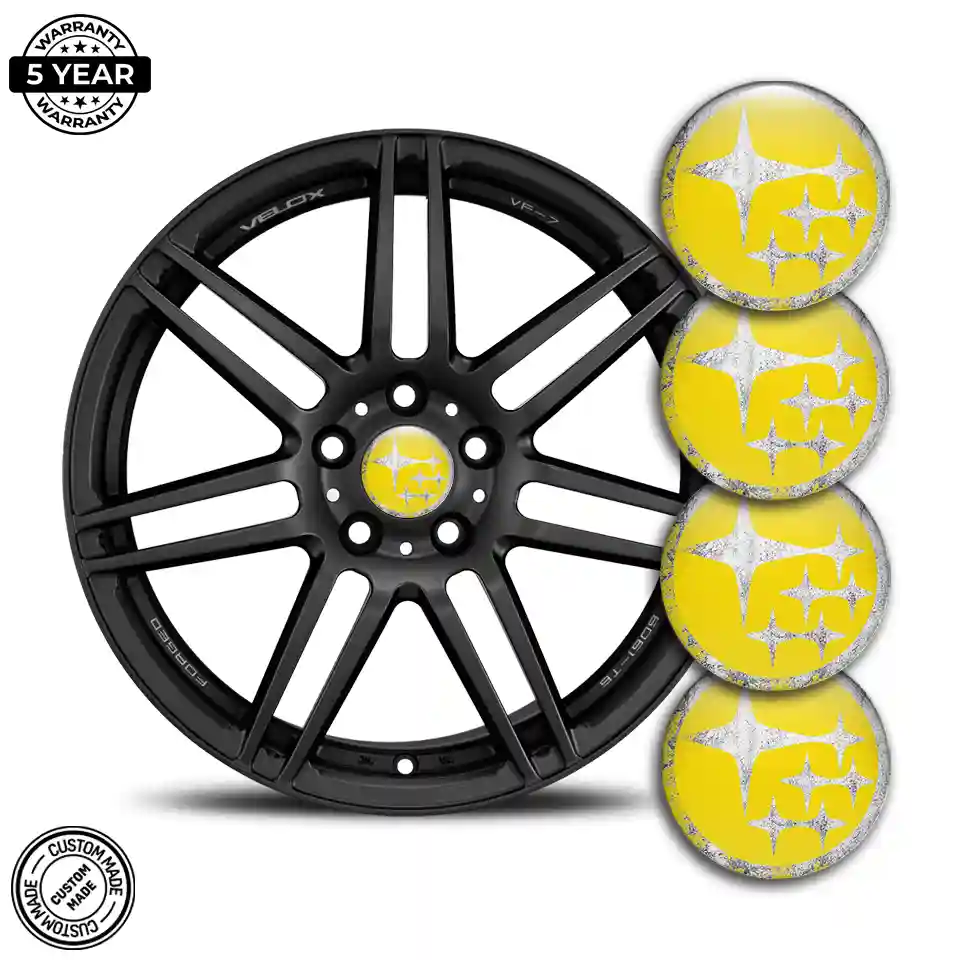 Subaru Logo Silicone Badge Self-Adhesive Exclusive Series