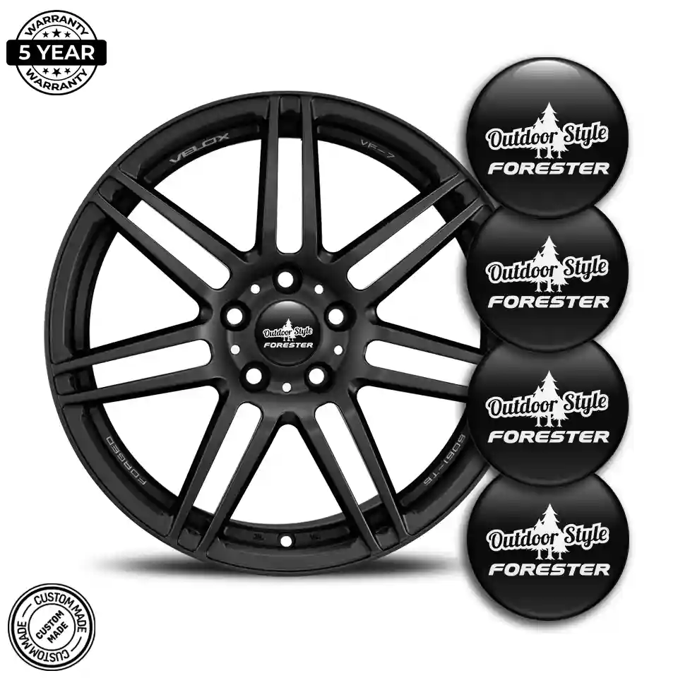 Subaru Logo Silicone Badge Self-Adhesive Refined Design