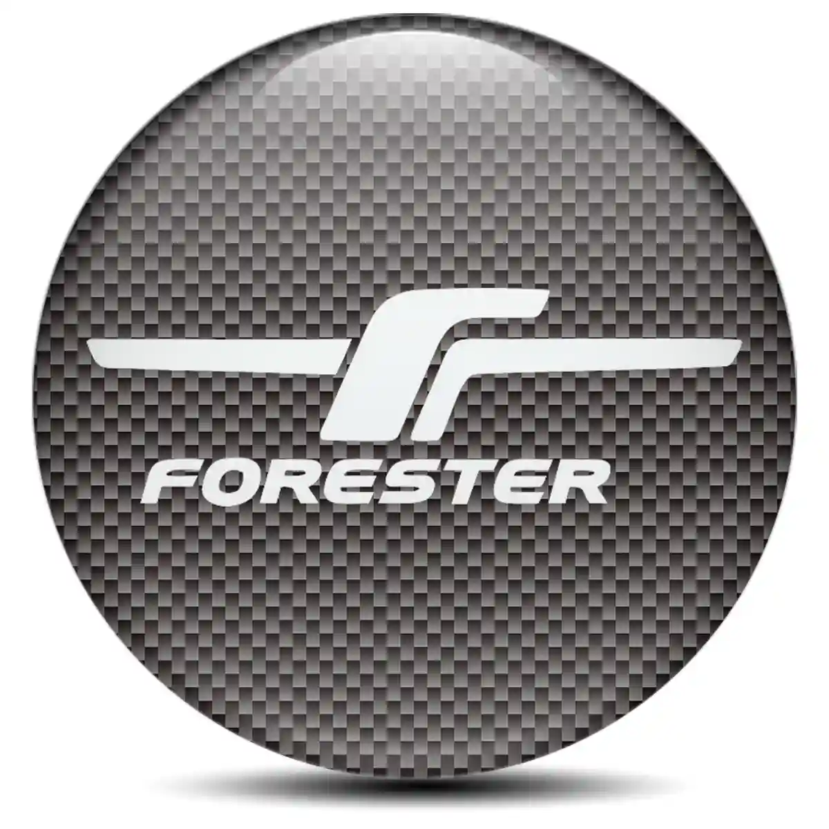 Subaru Logo Silicone Badge Self-Adhesive Sleek Style
