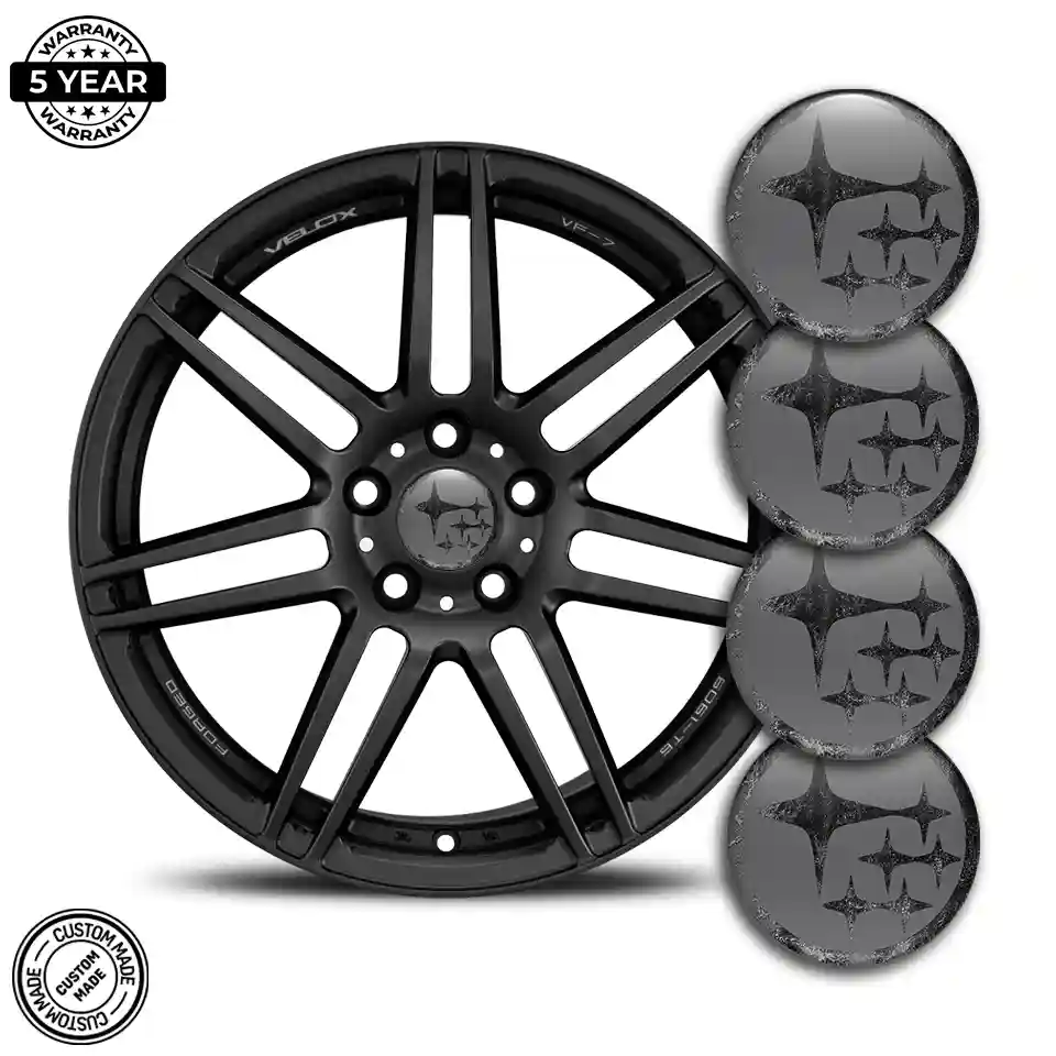 Subaru Logo Silicone Badge Self-Adhesive Superior Craft