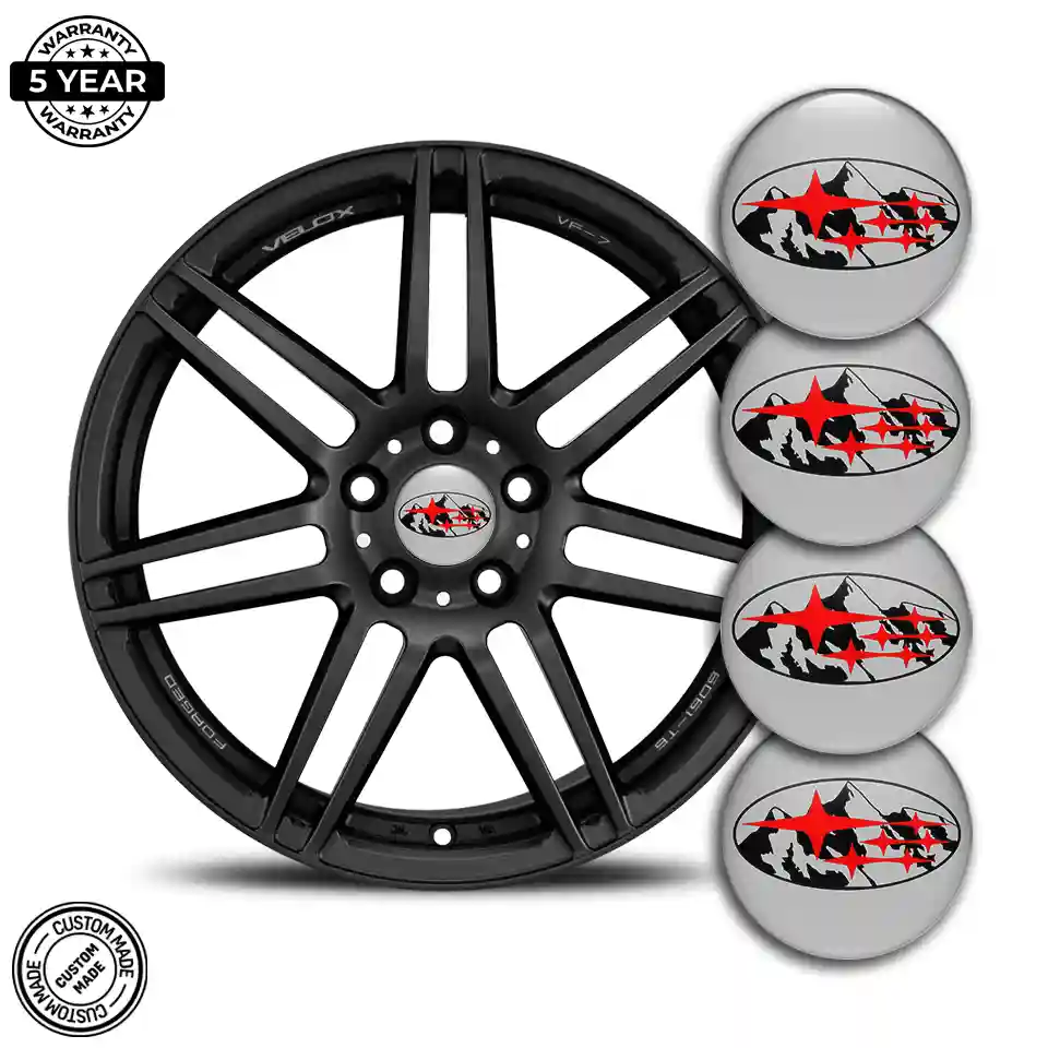 Subaru Logo Silicone Badge Sleek Style