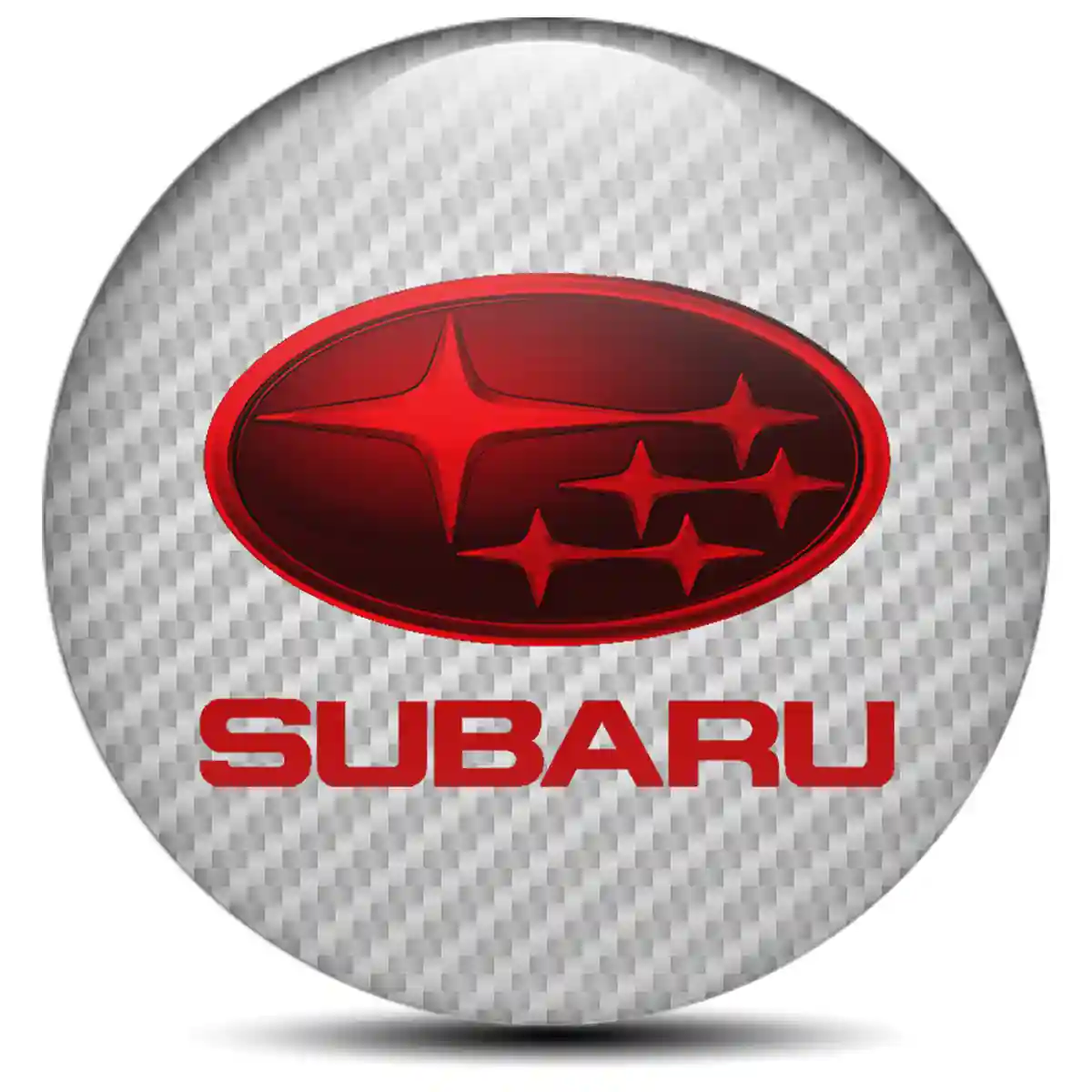 Subaru Logo Silicone Emblem Self-Adhesive Elite Edition