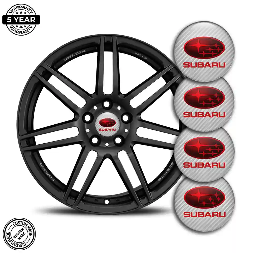 Subaru Logo Silicone Emblem Self-Adhesive Elite Edition