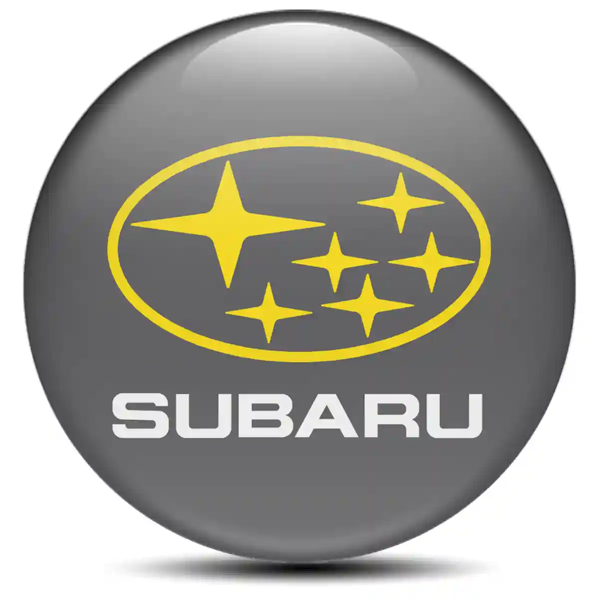 Subaru Logo Silicone Emblem Self-Adhesive Noble Edition