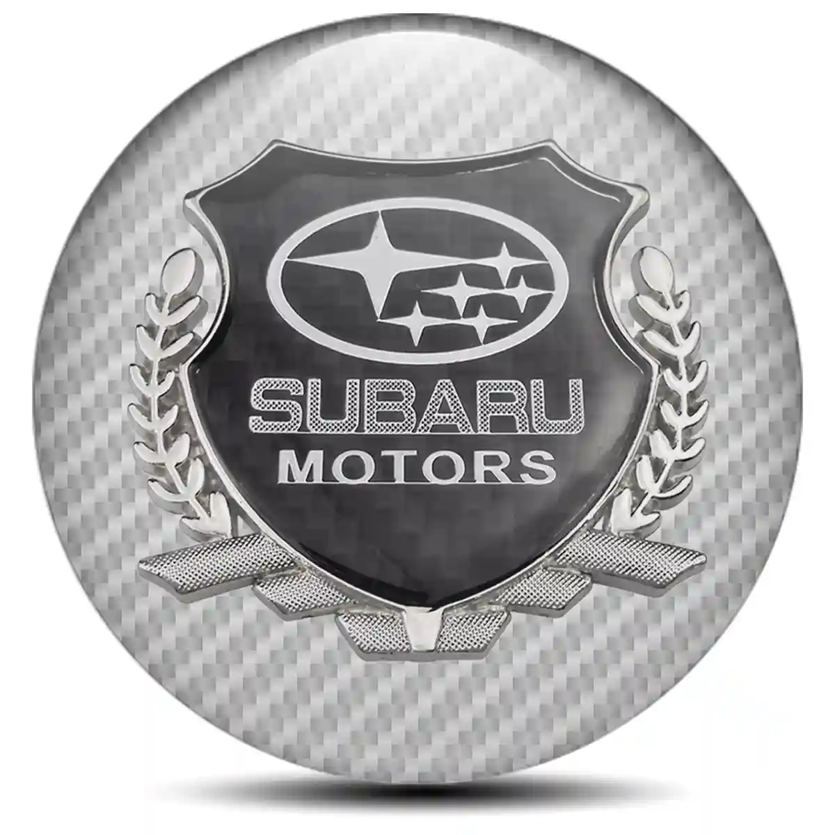 Subaru Logo Silicone Emblem Self-Adhesive Prestige Line