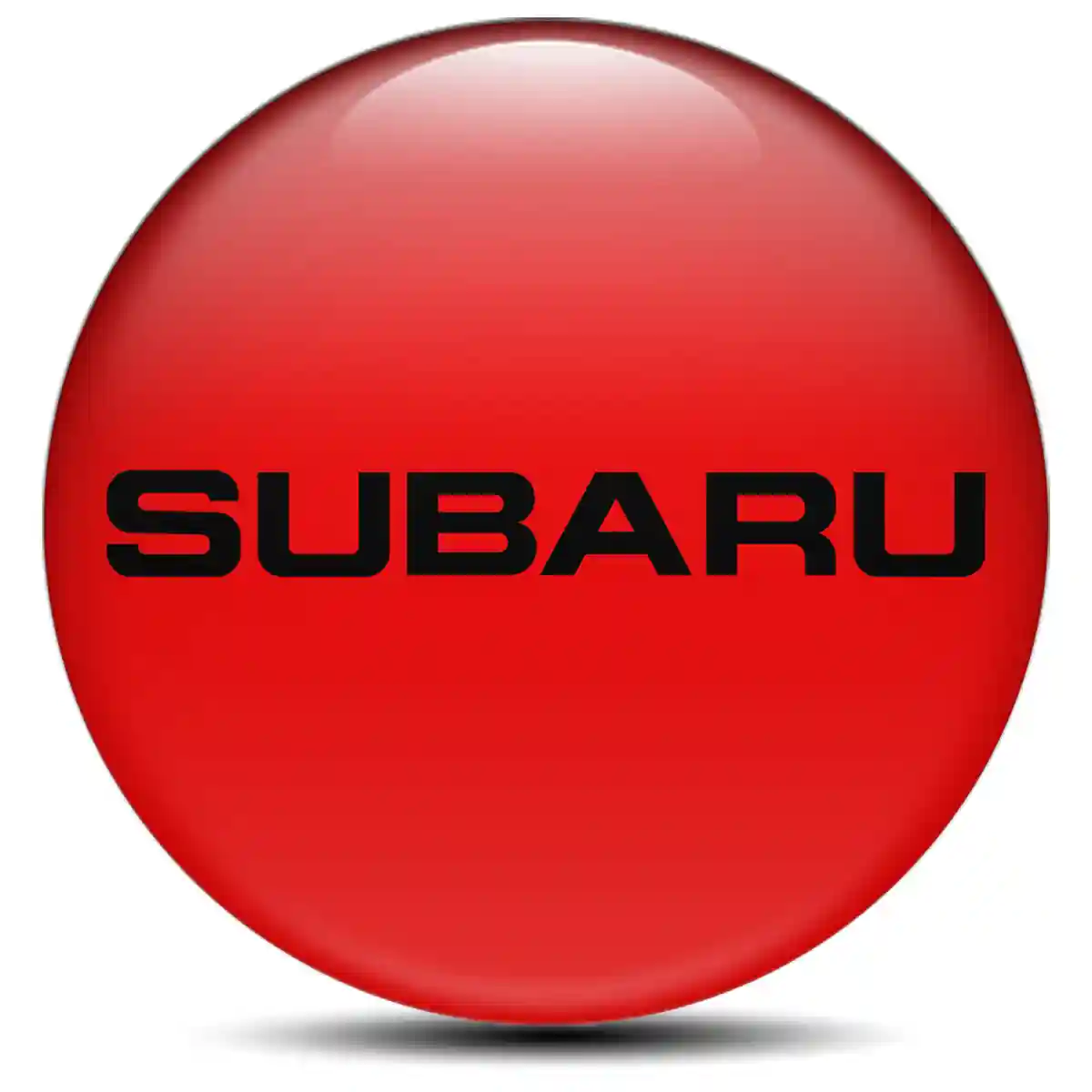 Subaru Logo Silicone Emblem Self-Adhesive Prime Quality