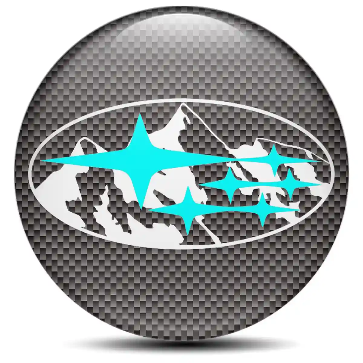 Subaru Logo Silicone Sticker Noble Edition