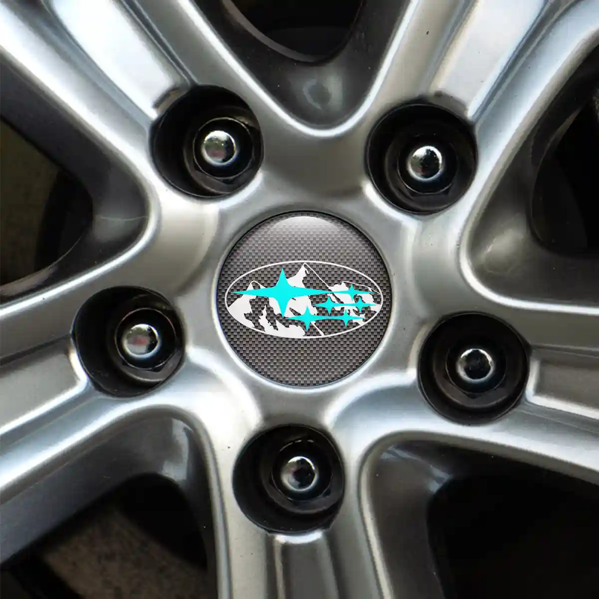 Subaru Logo Silicone Sticker Noble Edition