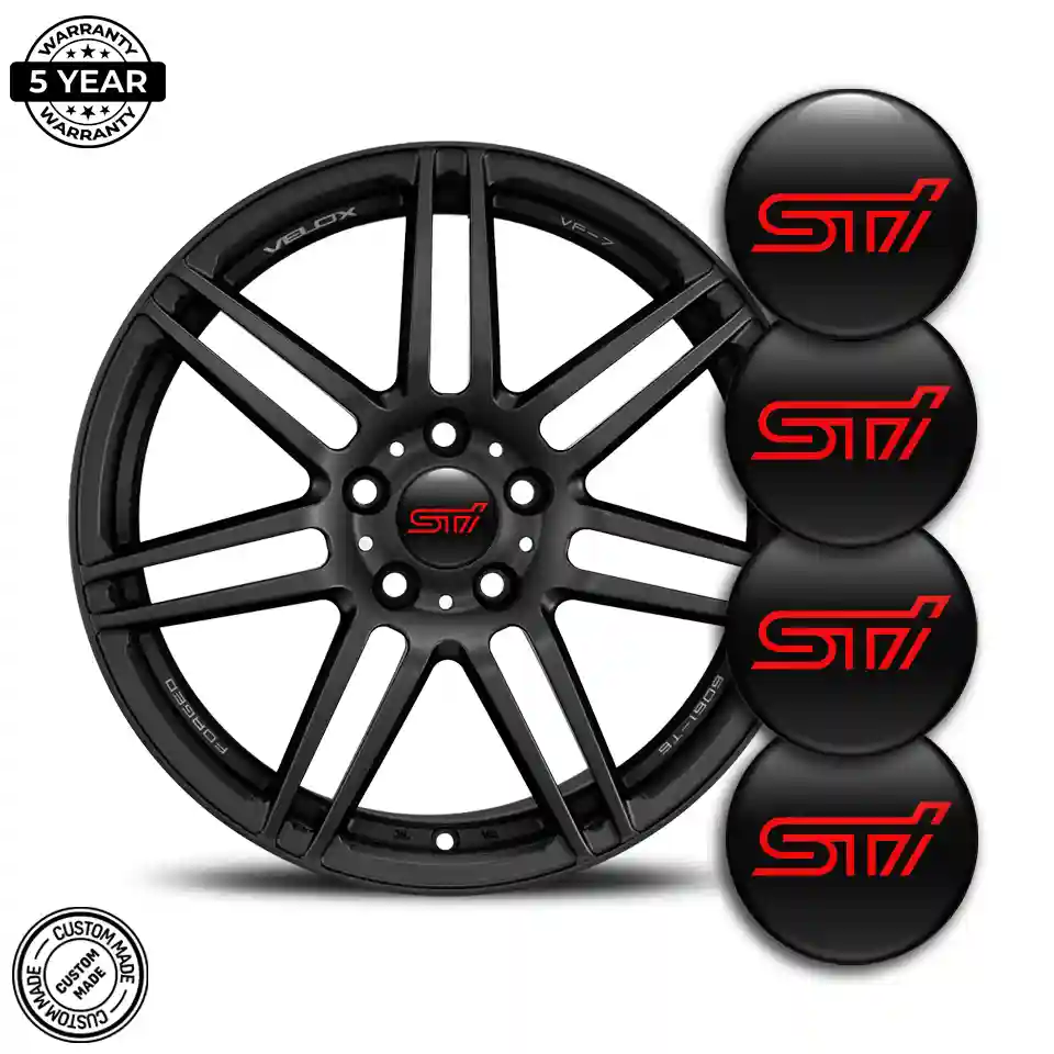 Subaru Logo Silicone Sticker Prime Quality