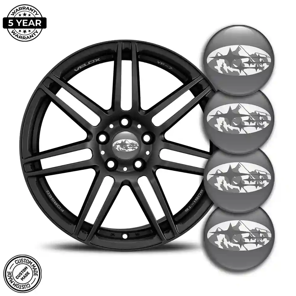 Subaru Logo Silicone Sticker Self-Adhesive Elite Edition
