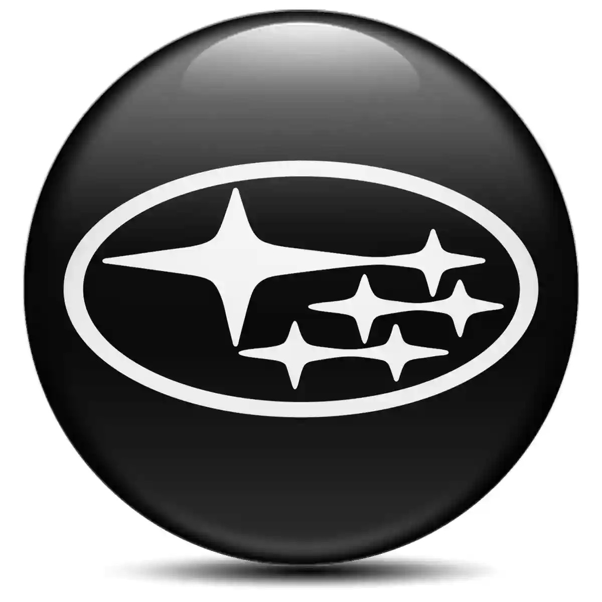 Subaru Logo Silicone Sticker Self-Adhesive Elite Finish