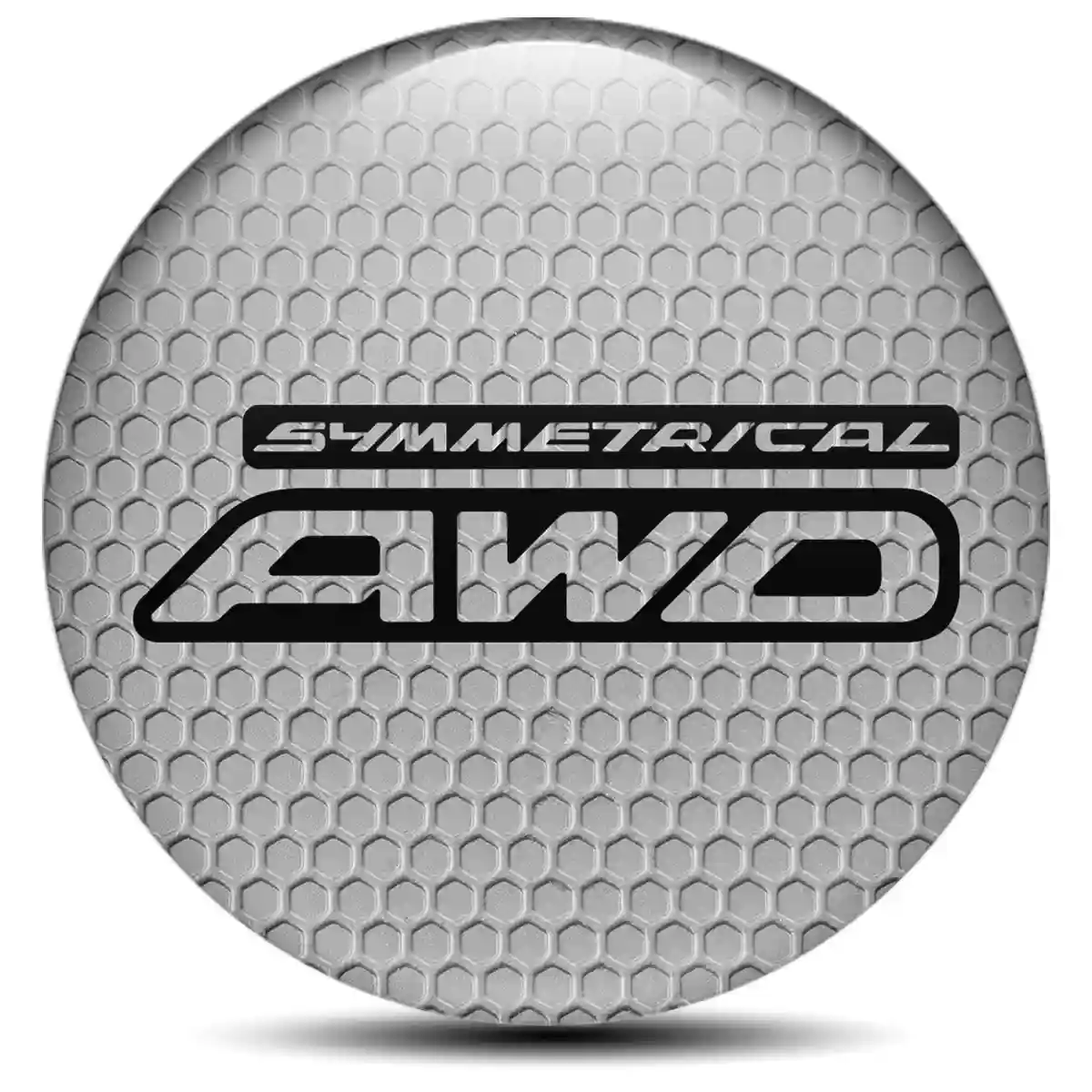 Subaru Logo Silicone Sticker Sleek Style