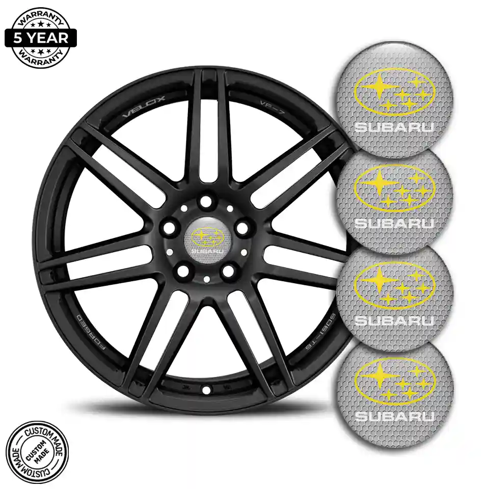 Subaru Logo Silicone Sticker Superior Craft