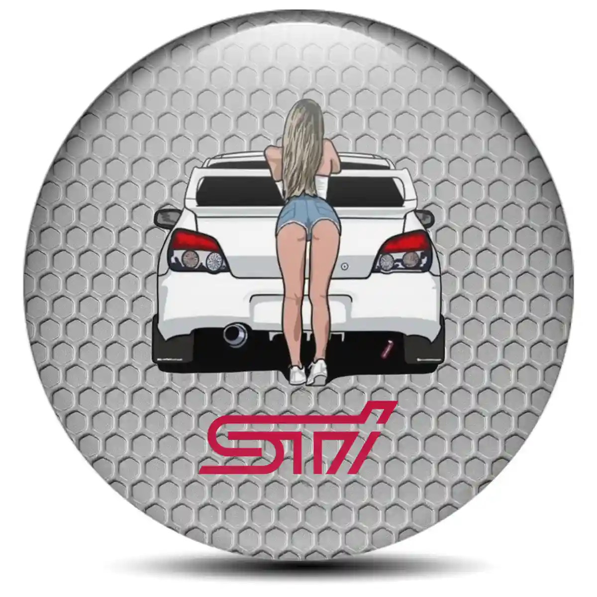 Subaru Silicone Sticker Signature Grade