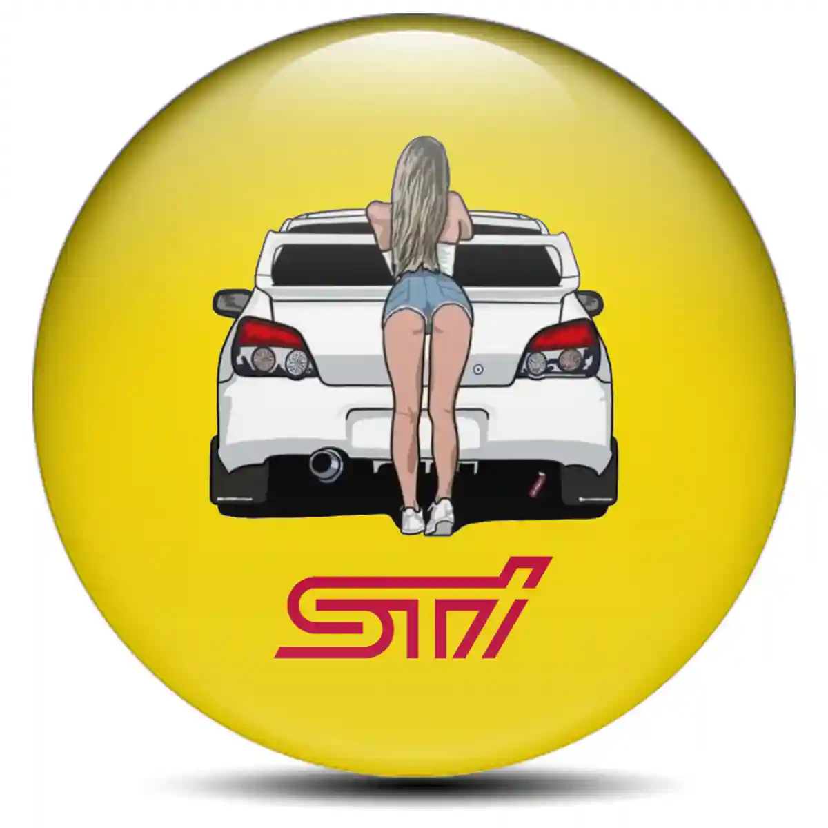 Subaru Wheel Emblem Self-Adhesive Elite Edition